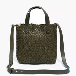 Small Transport Crossbody: Woven Leather Edition